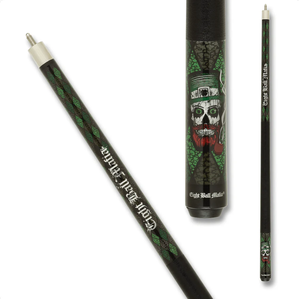 ACTION EIGHT BALL MAFIA EBM27 BLACK/GREEN LINEN WRAP 13MM 19OZ